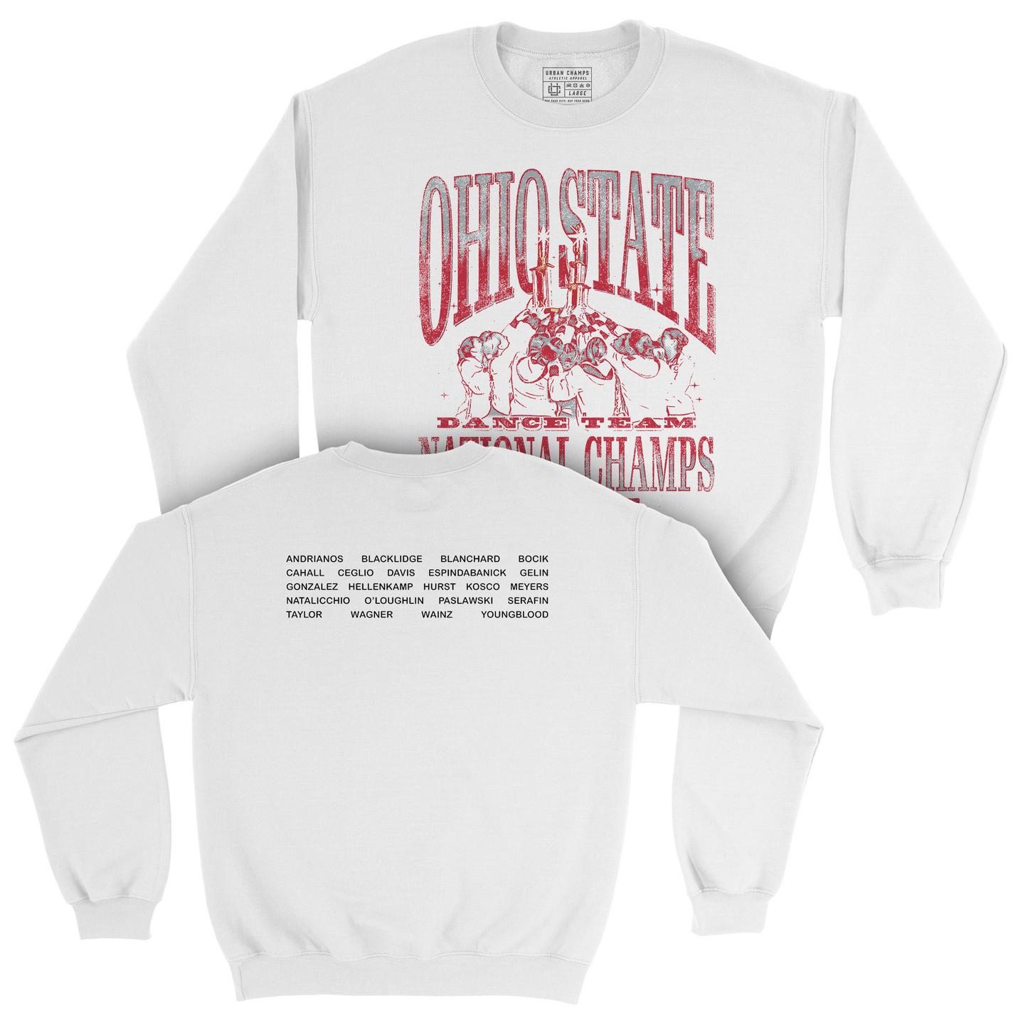 EXCLUSIVE RELEASE: The Ohio State Dance Team 2024 National Champions Crewneck