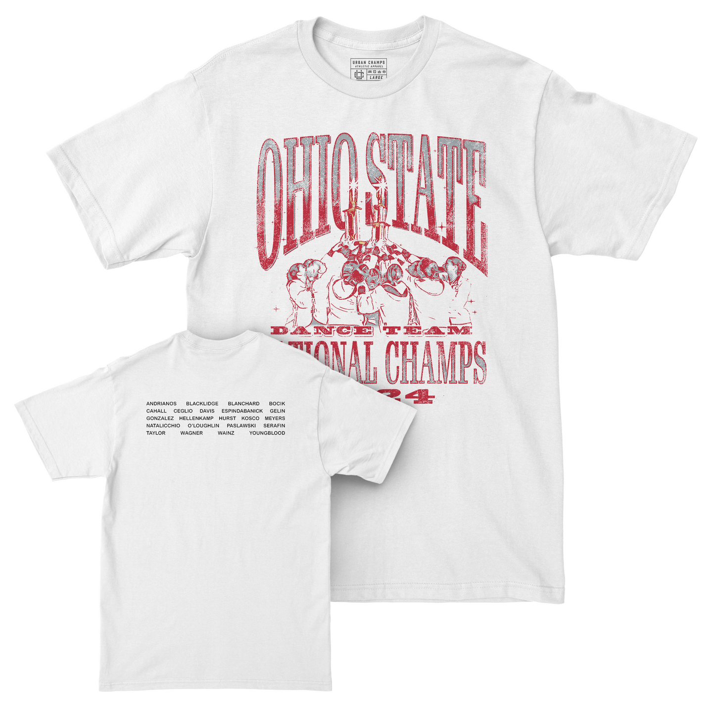 EXCLUSIVE RELEASE: The Ohio State Dance Team 2024 National Champions T-Shirt