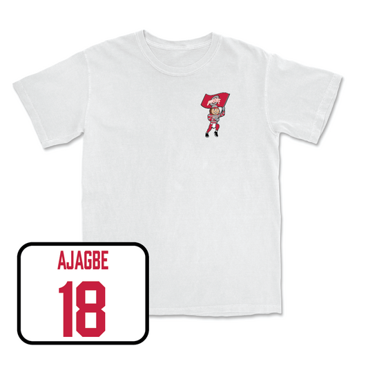 Men's Soccer White Brutus Comfort Colors Tee  - David Ajagbe