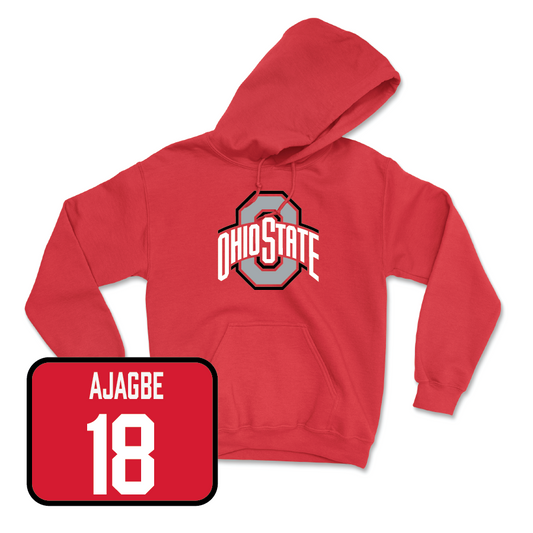 Red Men's Soccer Team Hoodie  - David Ajagbe