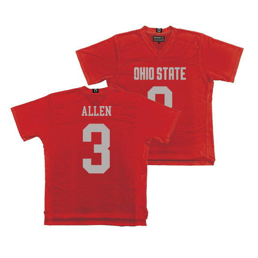 Ohio State Men's Lacrosse Red Jersey - Ari Allen | #3