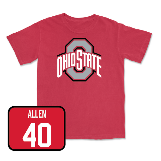 Red Men's Lacrosse Team Tee  - Jack Allen