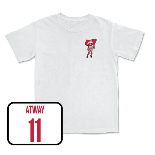 Women's Tennis White Brutus Comfort Colors Tee - Madeline Atway