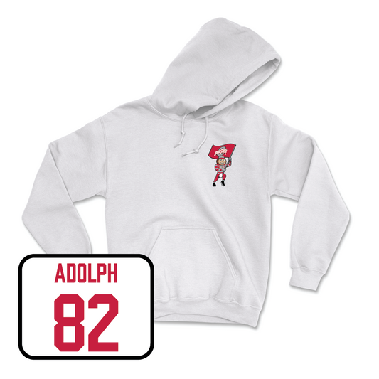 Football White Brutus Hoodie - David Adolph