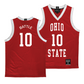 Ohio State Men's Red Basketball Jersey - Jamison Battle