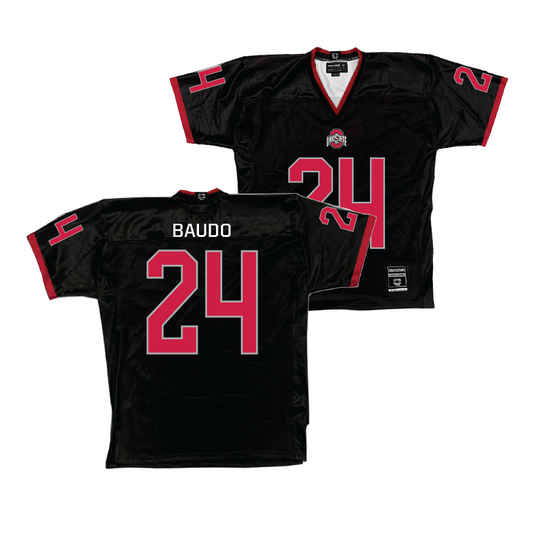 Ohio State Football Black Jersey - Nolan Baudo