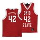 Ohio State Men's Red Basketball Jersey - Colby Baumann