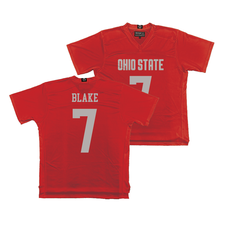 Ohio State Men's Lacrosse Red Jersey - Henry Blake