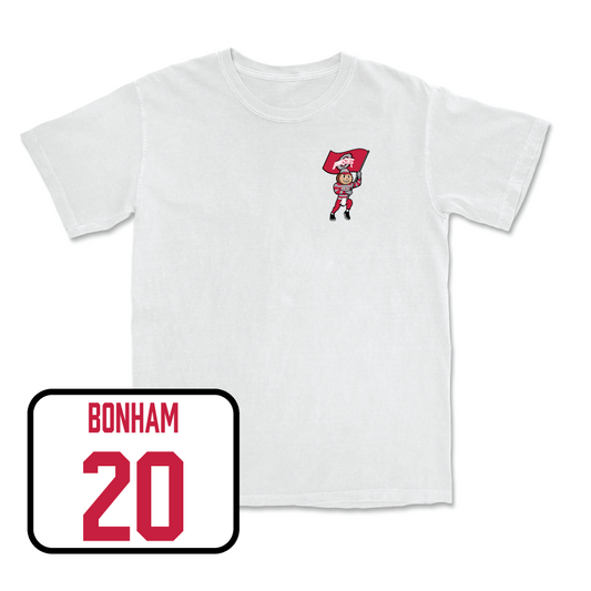 Women's Soccer White Brutus Comfort Colors Tee  - Jadin Bonham