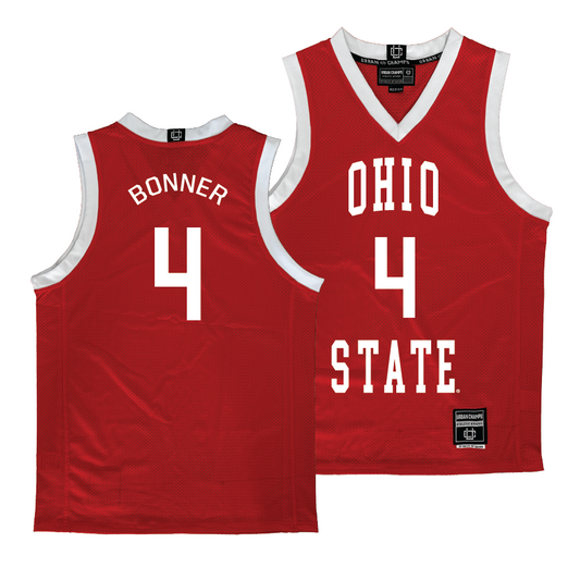 Ohio State Men's Red Basketball Jersey - Dale Bonner