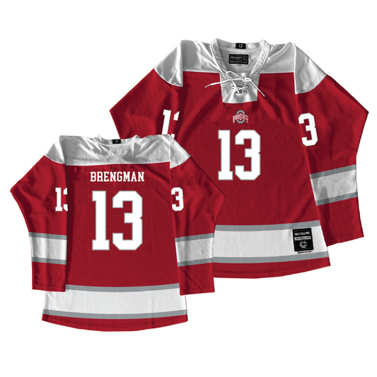 Ohio State Women's Ice Hockey Red Jersey - Riley Brengman