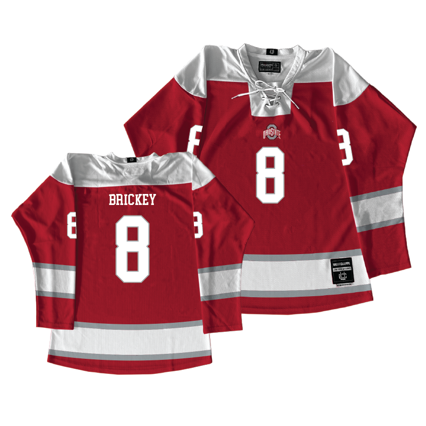 Ohio State Men's Ice Hockey Red Jersey - Scooter Brickey