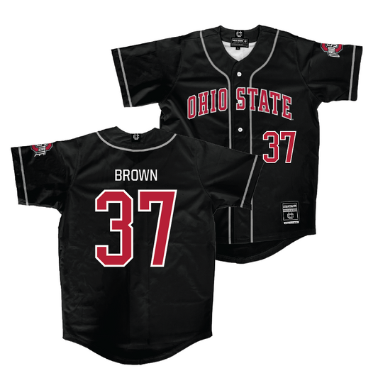 Ohio State Baseball Black Jersey - Zach Brown | #37