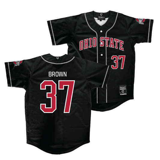 Ohio State Baseball Black Jersey - Zach Brown