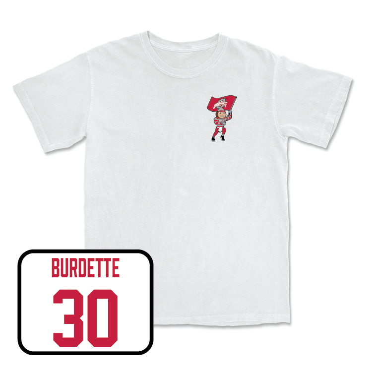 Baseball White Brutus Comfort Colors Tee - Clay Burdette