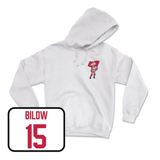 Men's Soccer White Brutus Hoodie - Ashton Bilow