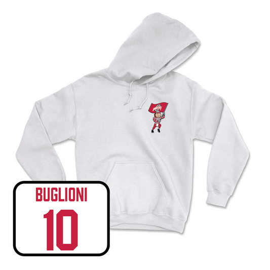 Women's Ice Hockey White Brutus Hoodie - Jenna Buglioni