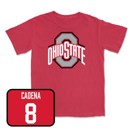 Red Baseball Team Tee - Isaac Cadena