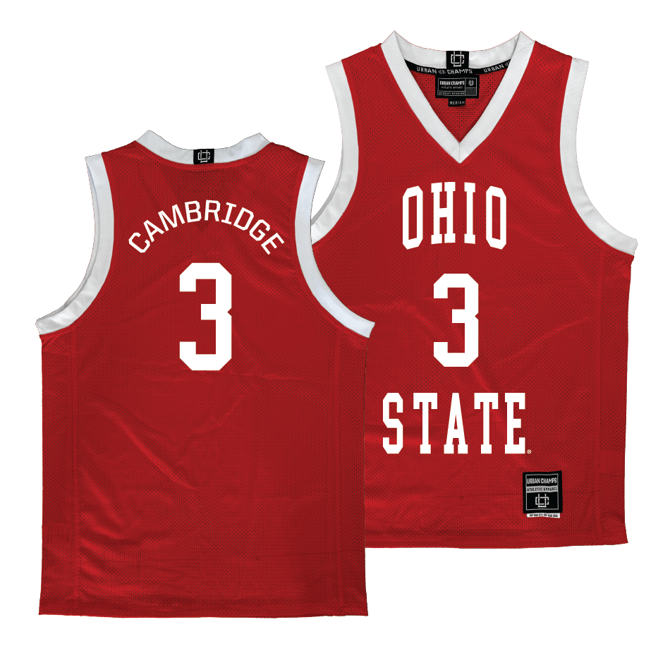 Ohio State Women's Red Basketball Jersey - Kennedy Cambridge