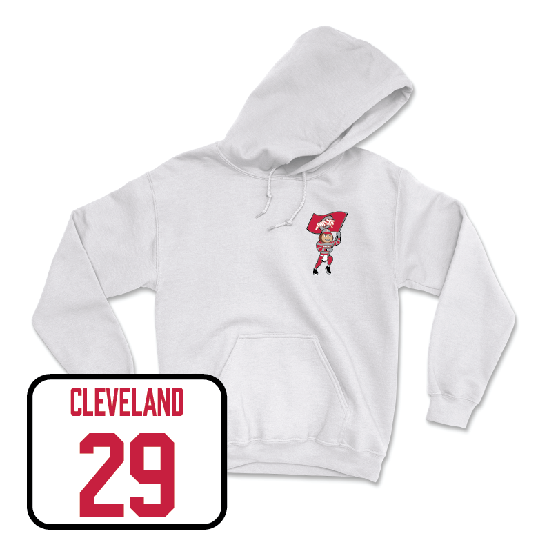 Women's Lacrosse White Brutus Hoodie  - Bella Cleveland