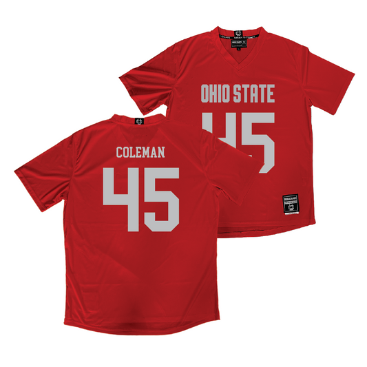 Ohio State Women's Lacrosse Red Jersey - Zoe Coleman | #45