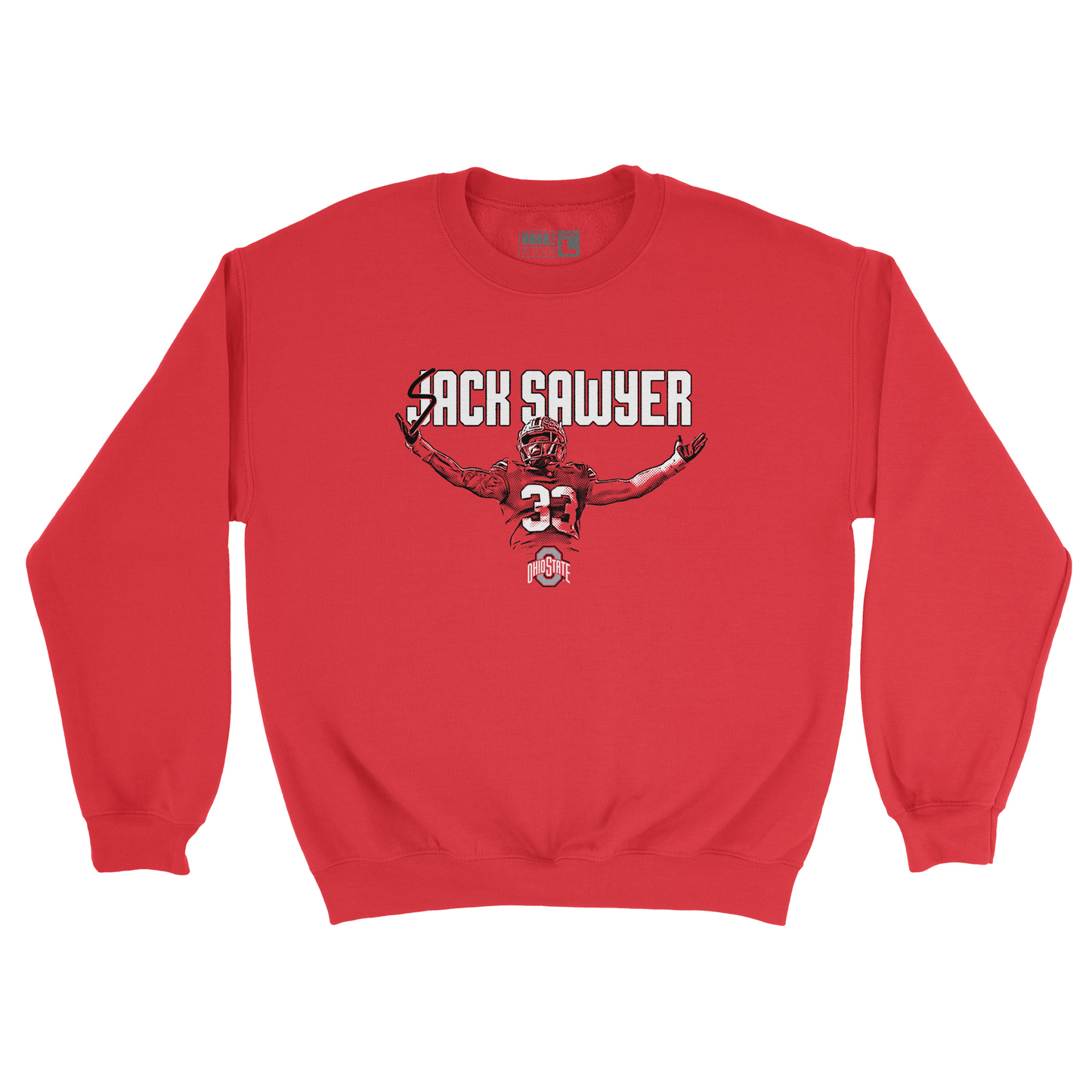 EXCLUSIVE RELEASE: Jack Sawyer "Sack Sawyer" Red Crew