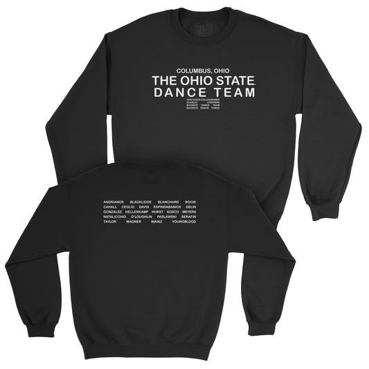 LIMITED RELEASE: The Ohio State Dance Team Crewneck in Black