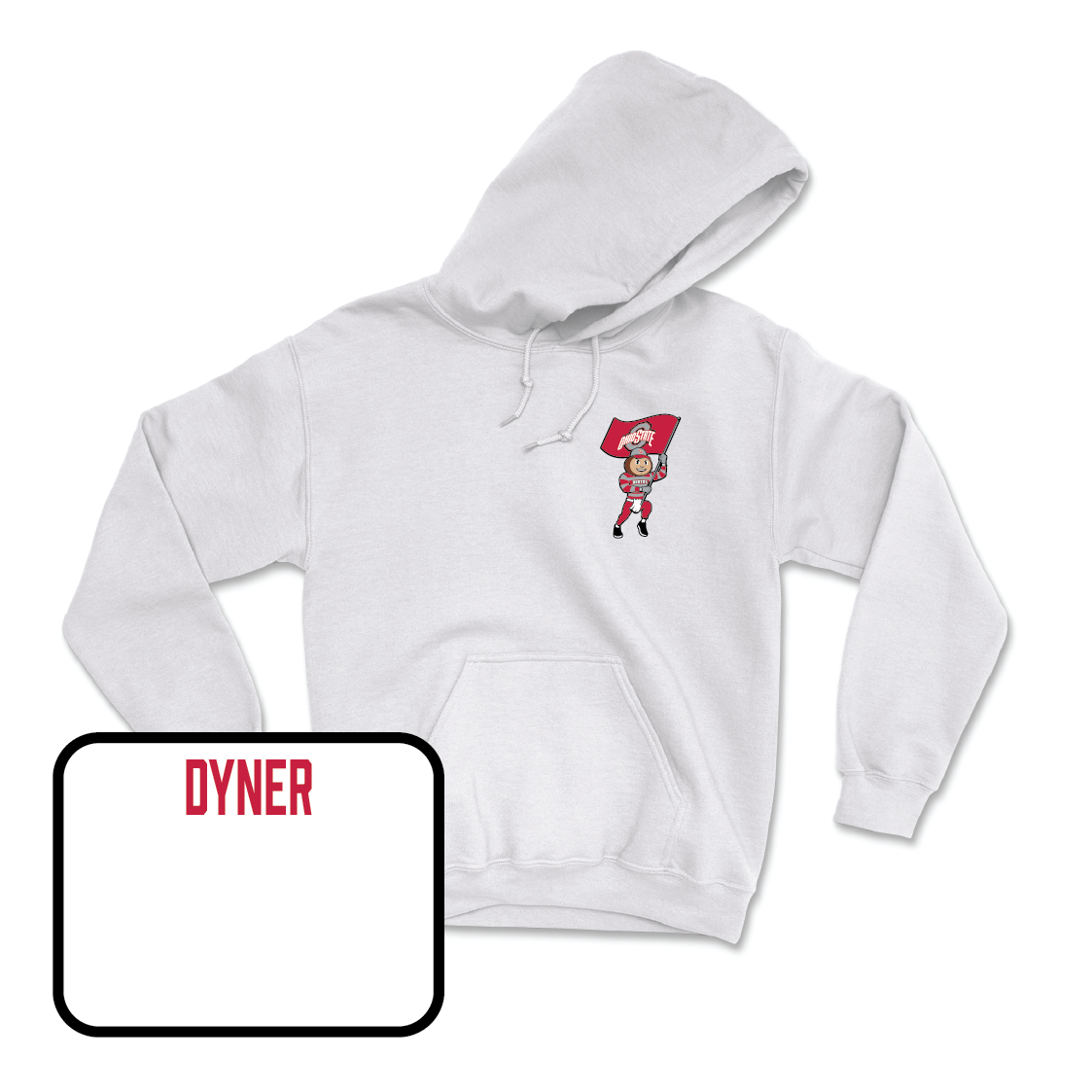 Fencing White Brutus Hoodie - Karina Dyner