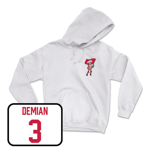 Men's Soccer White Brutus Hoodie - Nathan Demian