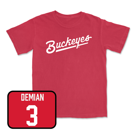 Red Men's Soccer Script Tee - Nathan Demian