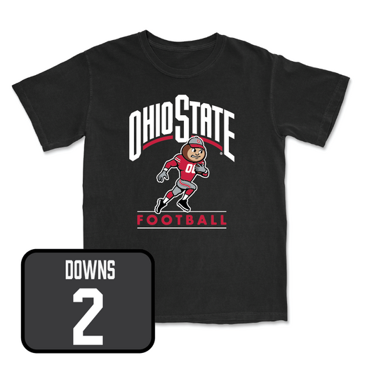 Black Football Gridiron Tee   - Caleb Downs