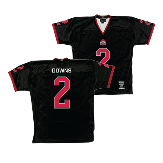 Black Ohio State Football Jersey   - Caleb Downs