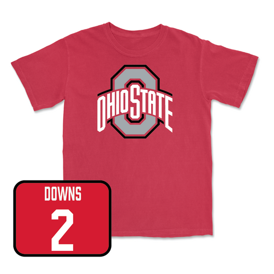 Red Football Team Tee   - Caleb Downs