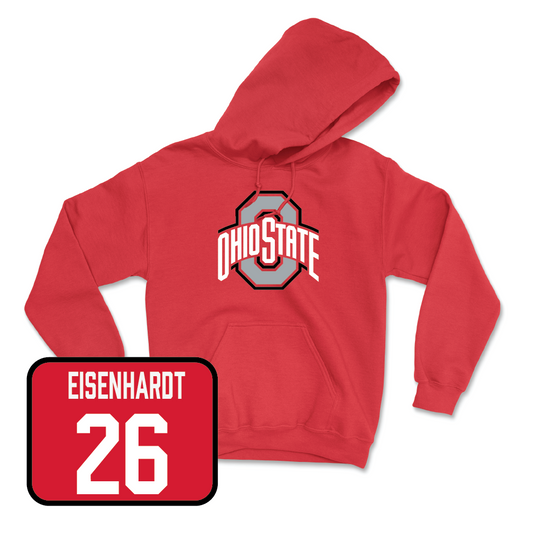 Red Baseball Team Hoodie - George Eisenhardt