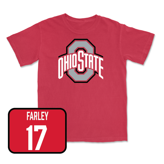 Red Baseball Team Tee - Nolan Farley