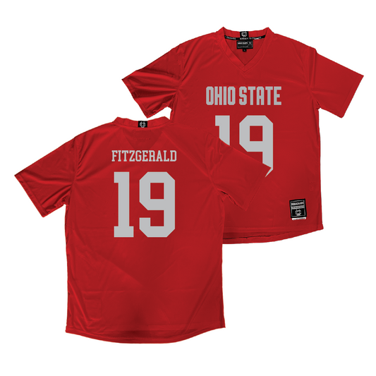 Ohio State Women's Lacrosse Red Jersey - Mackenzie Fitzgerald