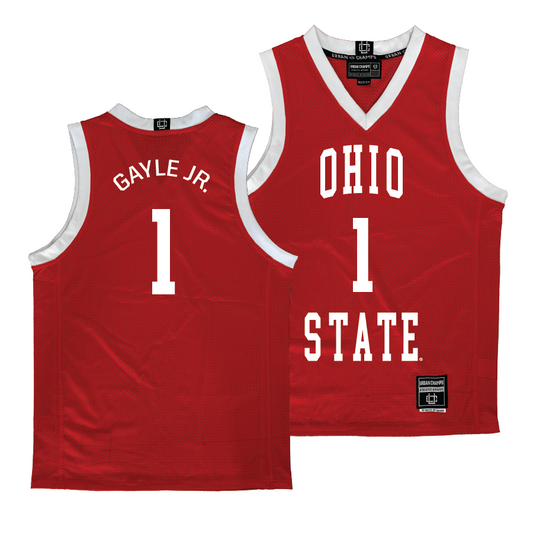 Ohio State Men's Red Basketball Jersey - Roddy Gayle Jr. | #1