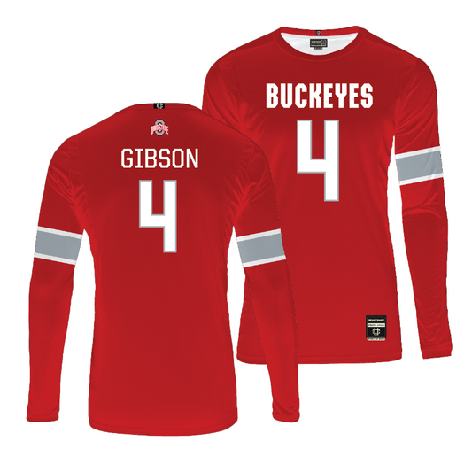 Ohio State Women's Red Volleyball Jersey - Kamiah Gibson | #4