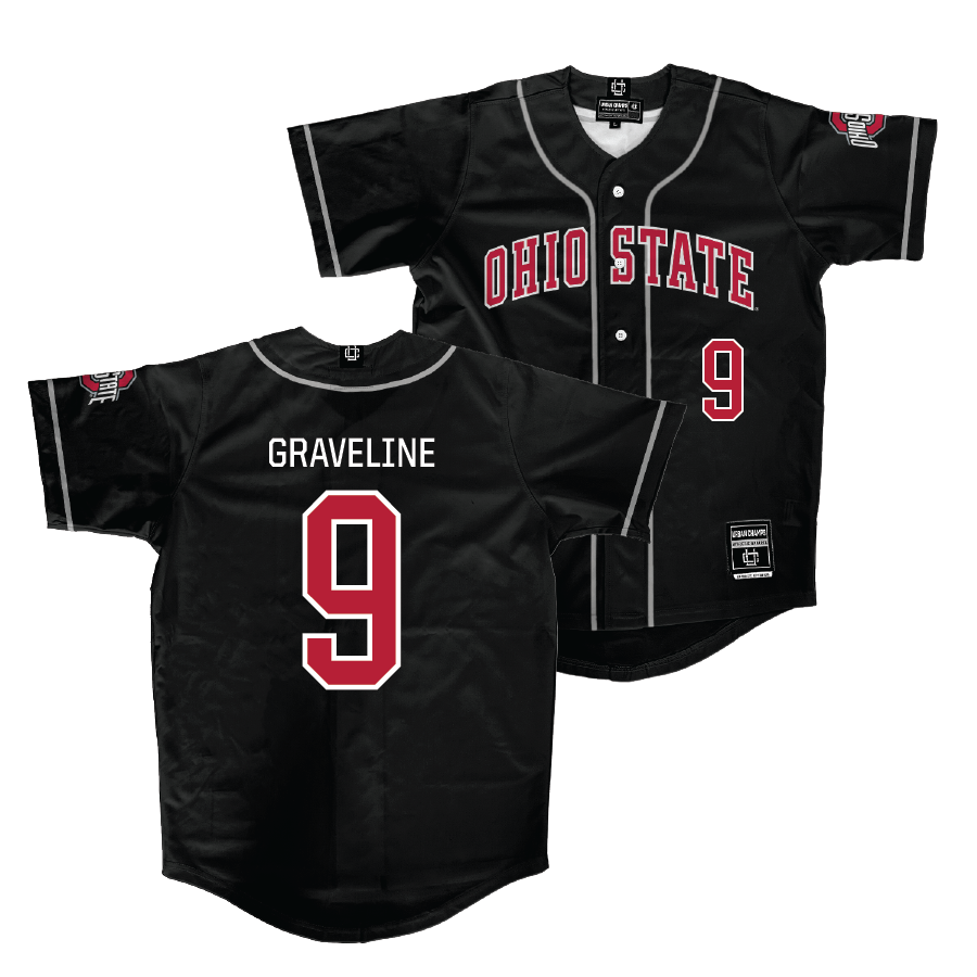 Ohio State Baseball Black Jersey - Matthew Graveline | #9