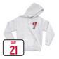 Women's Basketball White Brutus Hoodie  - Chance Gray