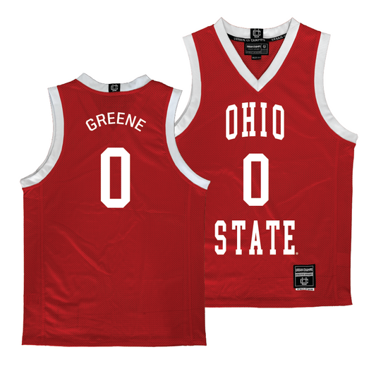 Ohio State Women's Red Basketball Jersey - Madison Greene