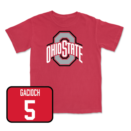 Red Women's Soccer Team Tee - Mirann Gacioch