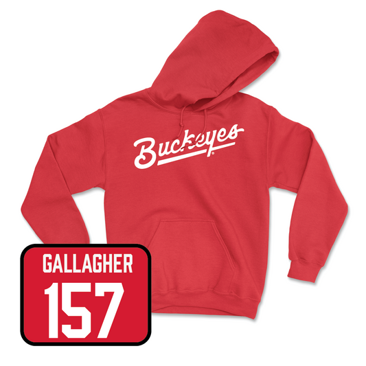 Red Wrestling Script Hoodie - Paddy Gallagher