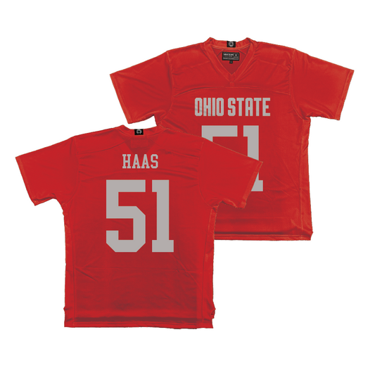 Ohio State Men's Lacrosse Red Jersey  - Garrett Haas