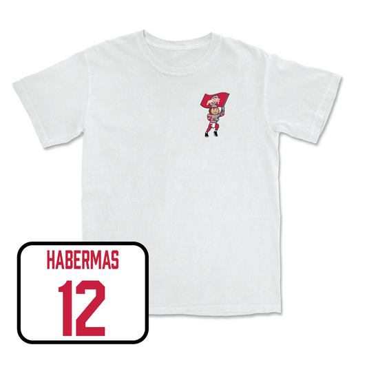 Men's Volleyball White Brutus Comfort Colors Tee - Nathan Habermas