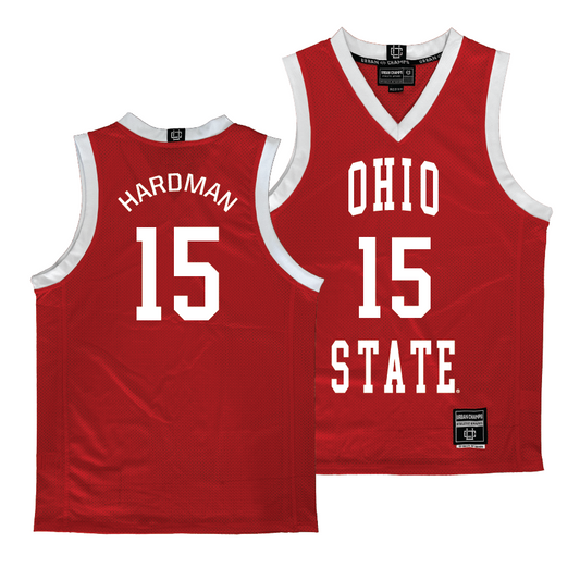 Ohio State Men's Red Basketball Jersey - Bowen Hardman | #15