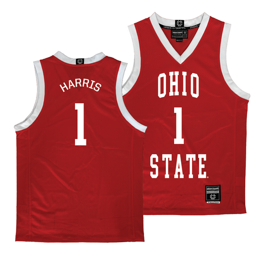 Ohio State Women's Red Basketball Jersey - Rikki Harris | #1