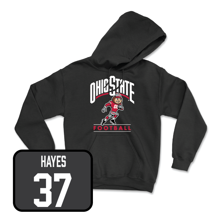 Black Football Gridiron Hoodie  - Zach Hayes