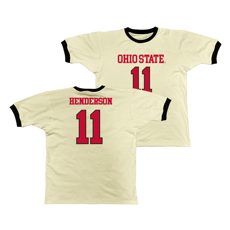 Ohio State Retro Ringer Tee - Kaia Henderson