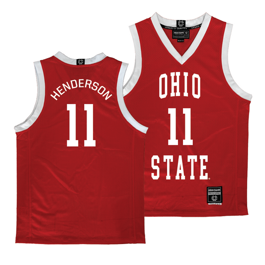 Ohio State Women's Red Basketball Jersey - Kaia Henderson